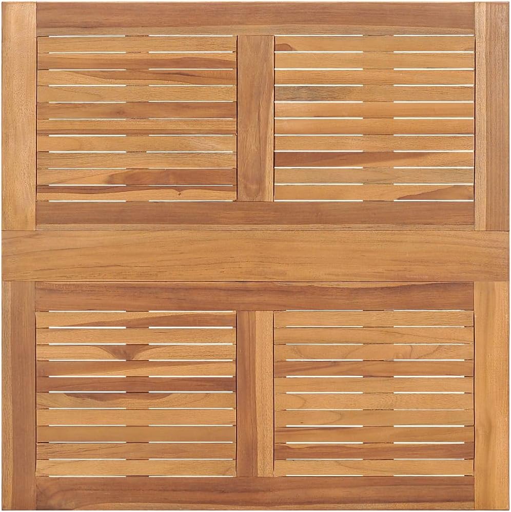 Dining Table Teak Brown Teak Hardwood Medium Foldable19.1kg