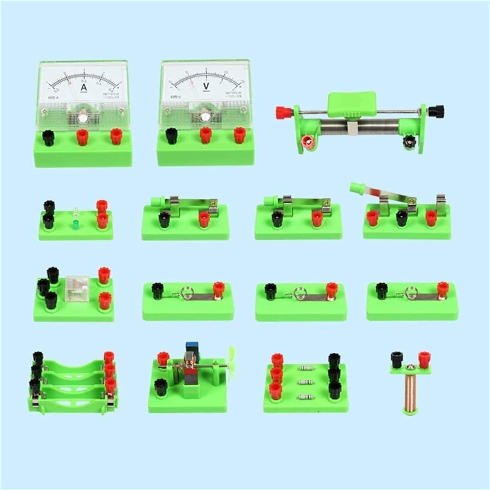 Vollständiger Satz Elektrischer Schaltungsphysik-Experimentierkits, Standardversion Elektromagnetismus-Lehr- Und Forschungsgerät
