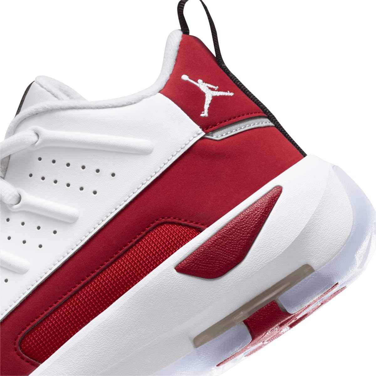 Jordan Max Aura 7 Men's Shoes (HQ2091-106, White/White-Gym Red-Black)