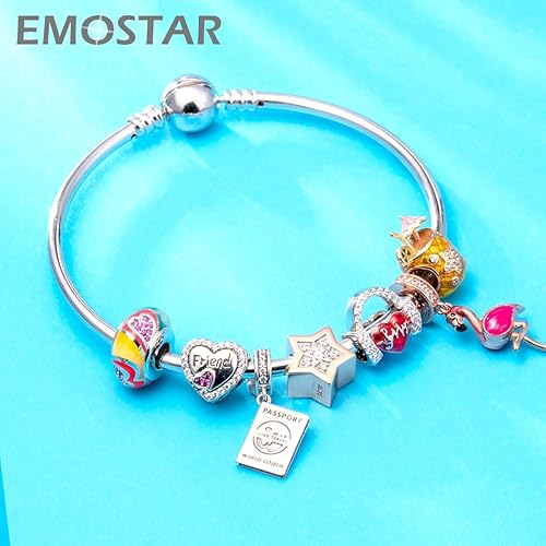 Miniatura 6 de Forever Friends - Juego de dijes para pulseras Pandora, dijes para amigos y mejores amigos, juego de joyas en plata de ley 925, regalos para