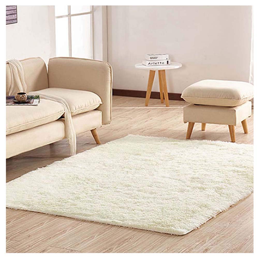 Alfombras Modernas Suaves Alfombra De Pelo Largo Alfombras Infantiles Alfombras Salon,Blanco,200x300cm