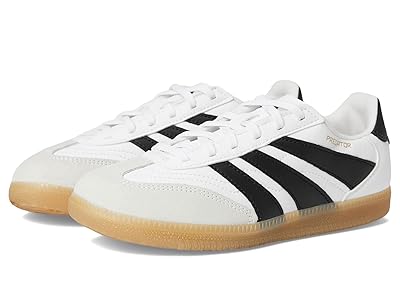 adidas Kids Freestyle Predator Indoor Soccer Shoes (Little Kid/Big Kid) Kids Shoes White/Black/Gold Metallic