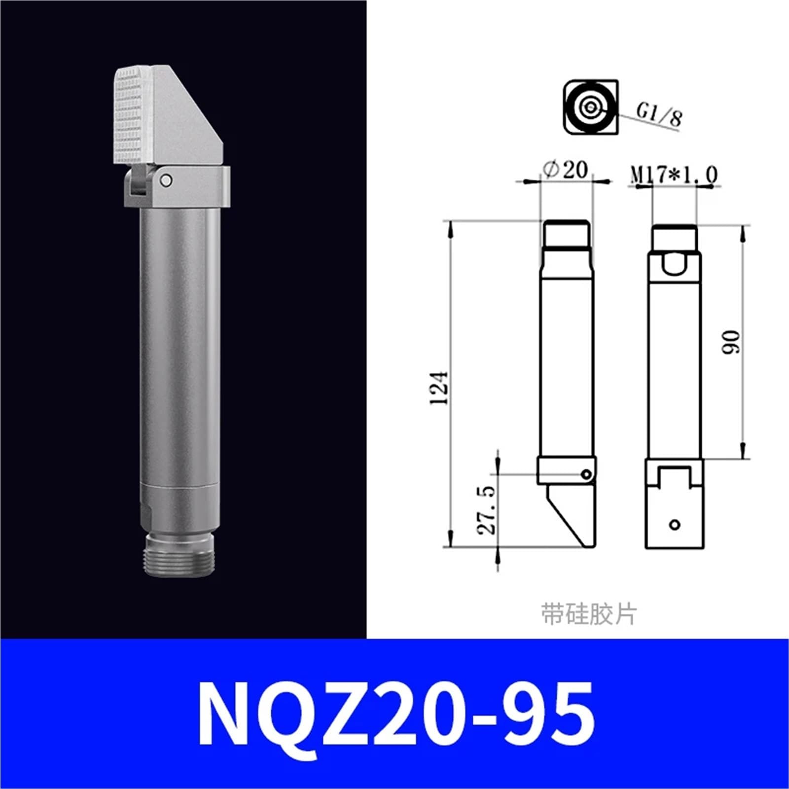 Accesorios for manipulador NFO20-95L, pinza de dedo de aire con lo mejor for Air Glamp, 4 Uds.
