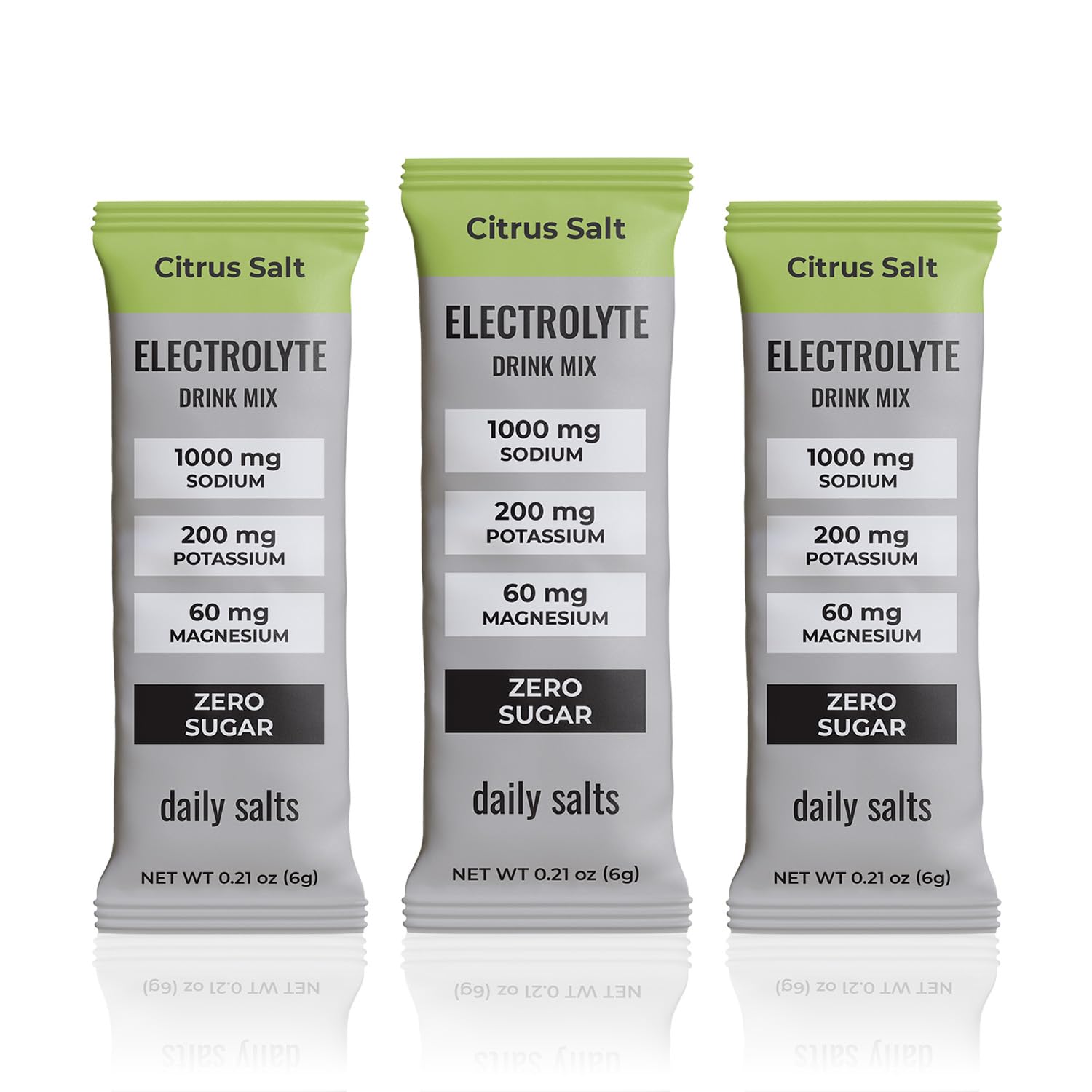 Electrolyte Drink Mix, Sugar Free, Citrus Salt, 30 Count