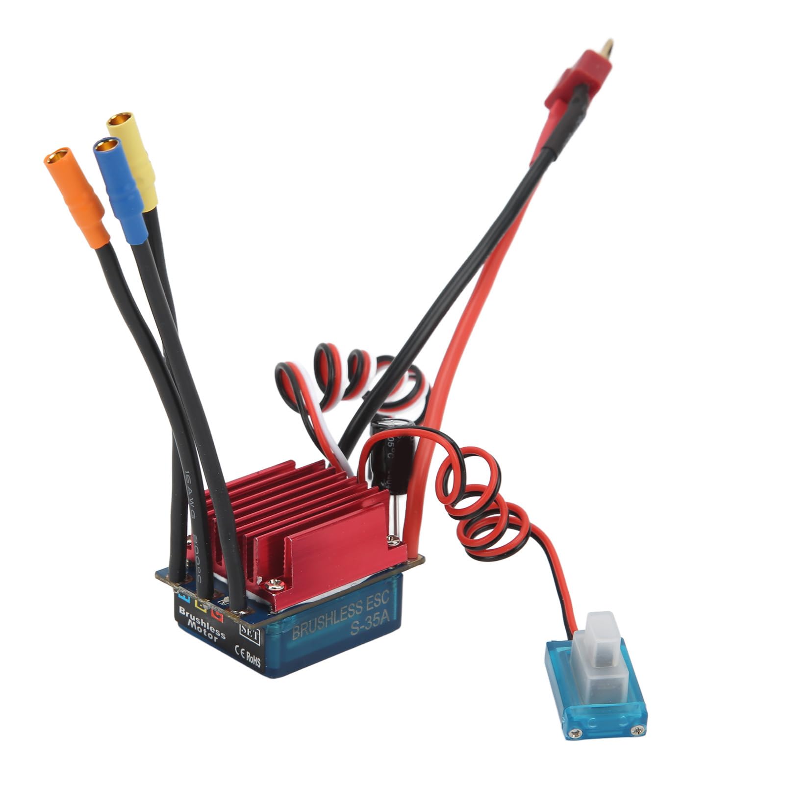 RC Brushless Motor ESC Combo, Multi-Protection RC Brushless Motor Kit, 1/16 RC con Tarjeta de Programación