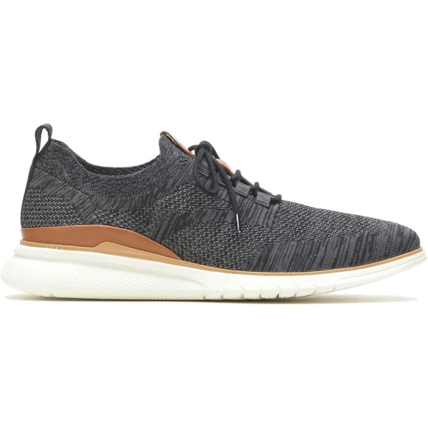 Hush Puppies Advance Knit Laceup Sports Sneakers 43 EU BLACK