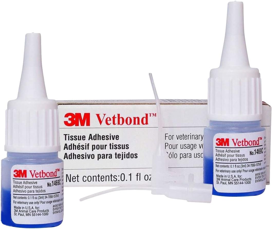 3M Vetbond Tissue Adhesive - 3ml Bottle - Pack of 2