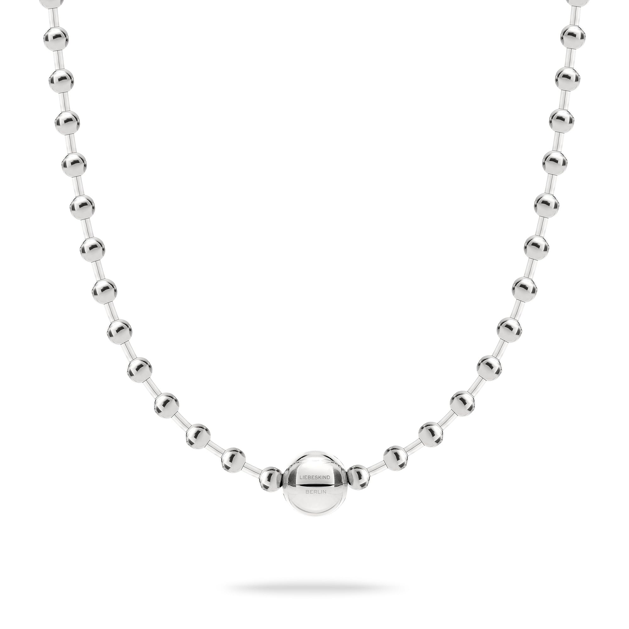 Liebeskind Berlin Ladies Necklace LJ-1712-N-45 in Stainless Steel IP Rhodium