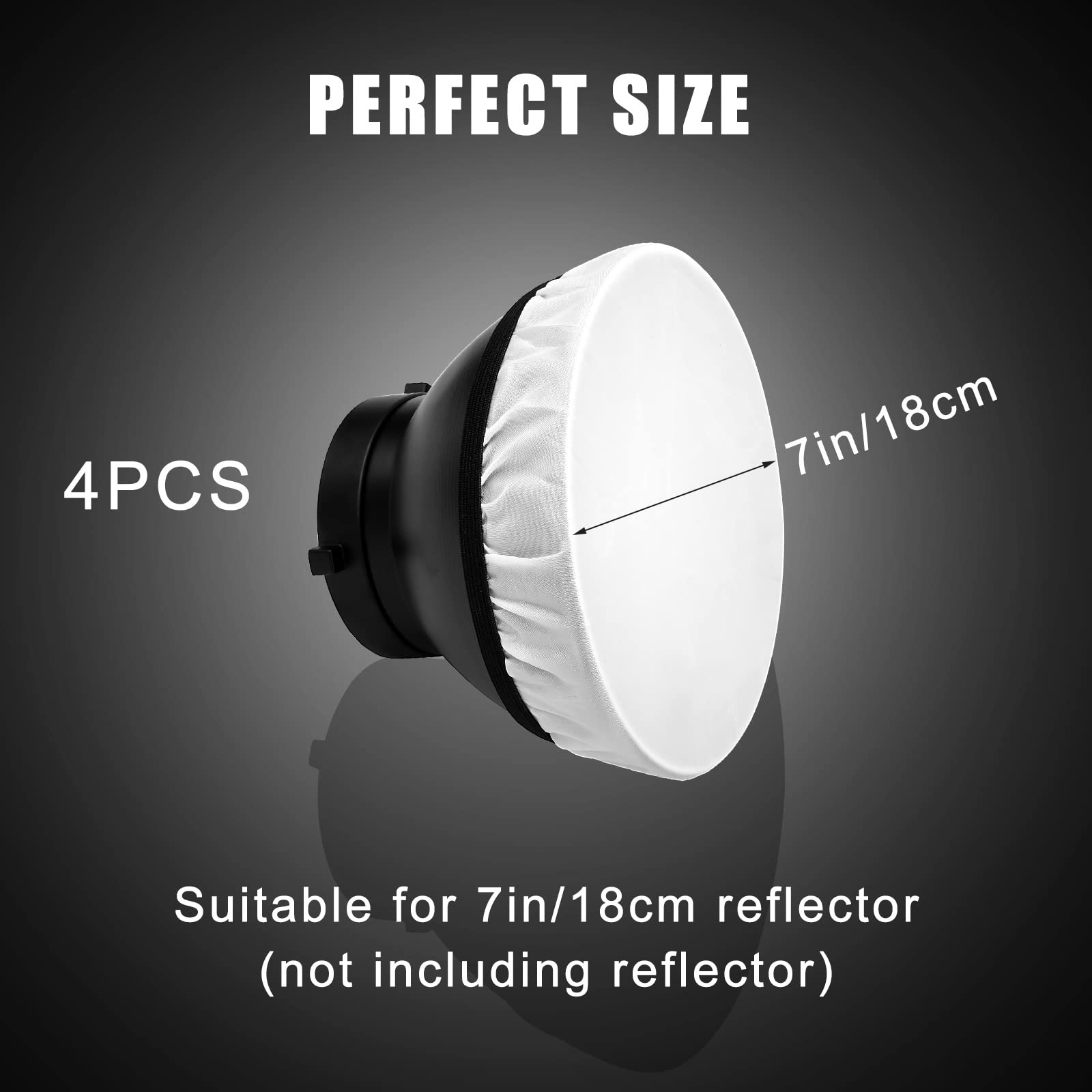 Diffusore Per Flash Da 180mm - Morbida Luce Da Studio - Foto 6