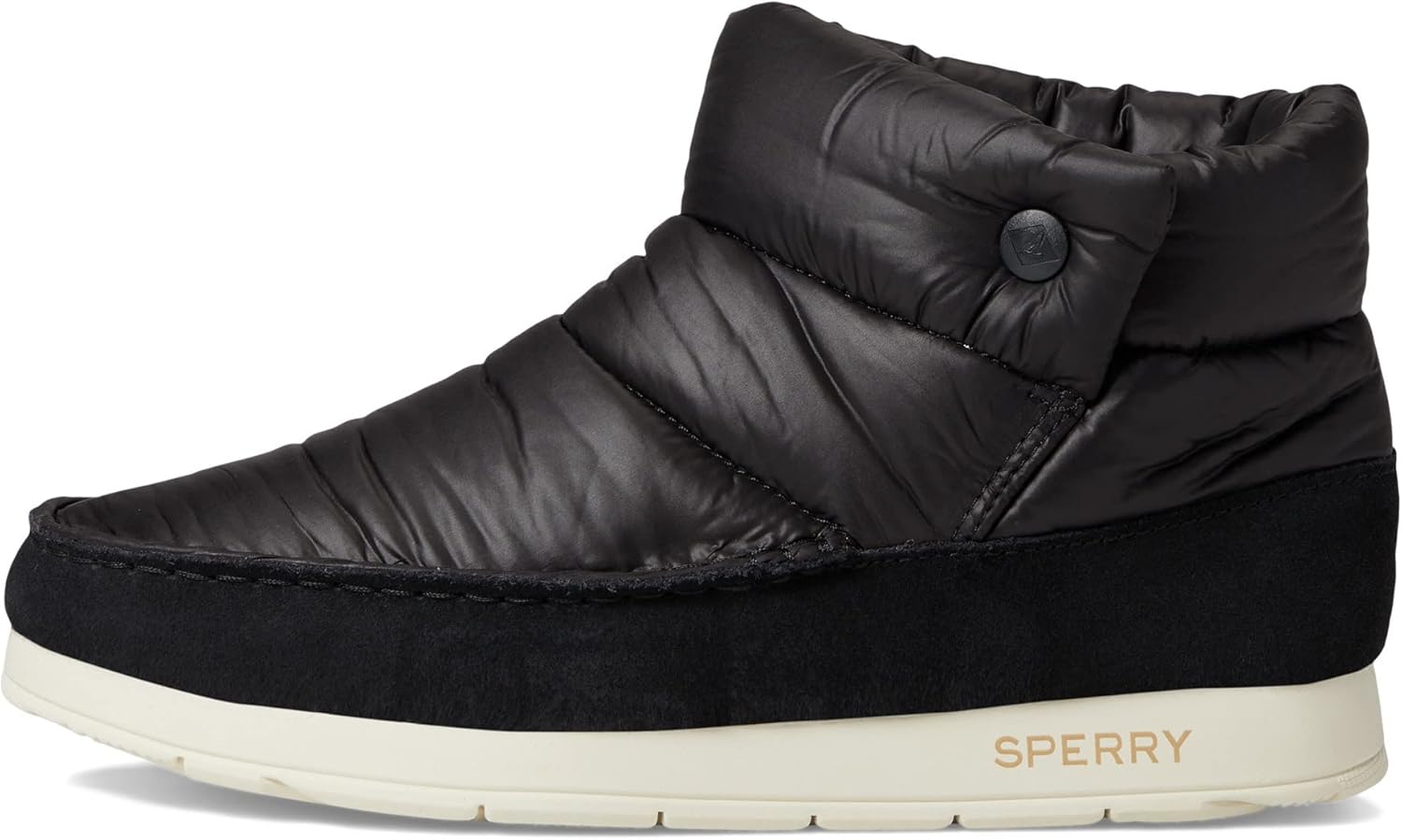 Sperry Women's Winter Boot, Black Nylon, 11