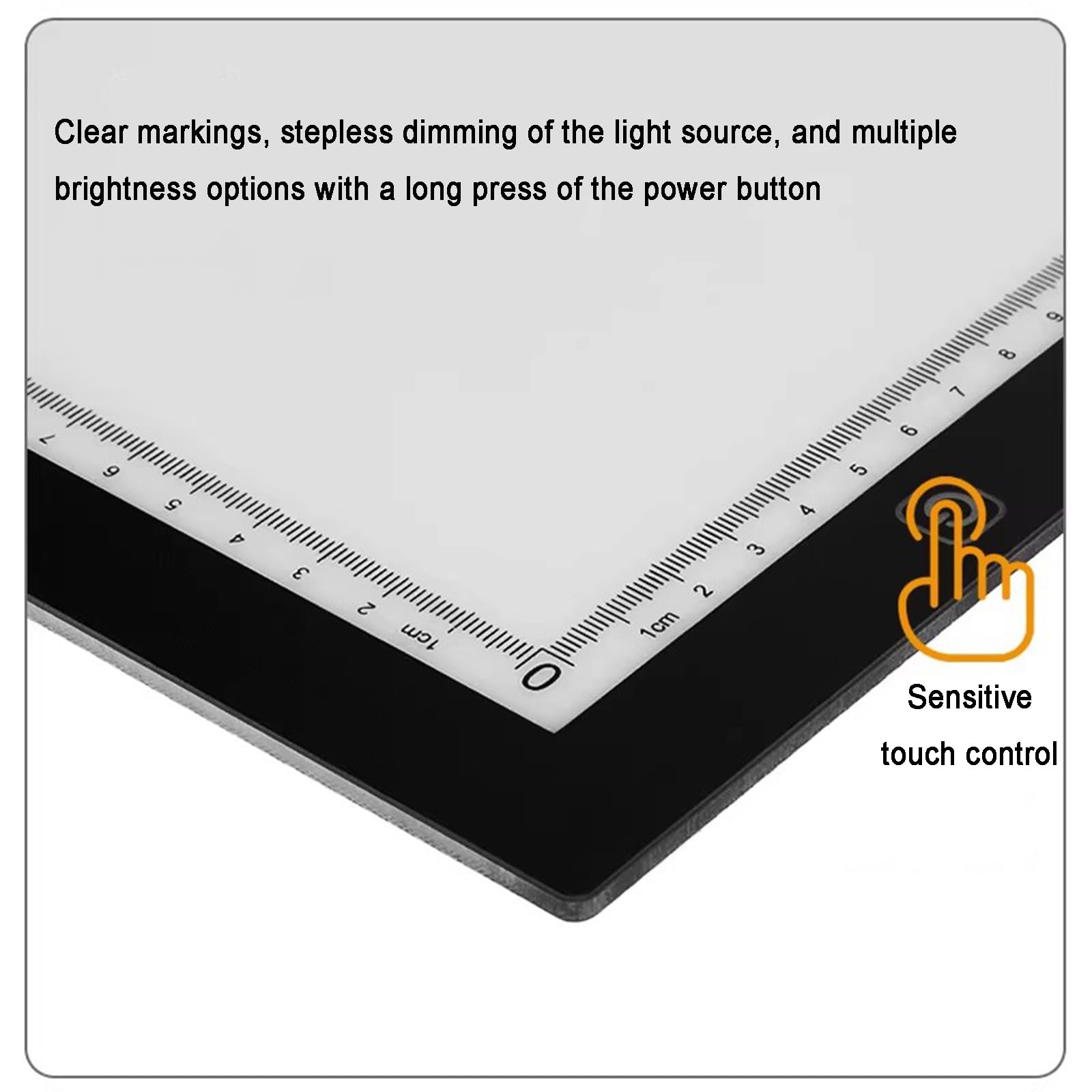 Visionneuse De Diapositives avec Table Lumineuse, Visionneuse/Scanner Portable Ultra-Mince pour Négatifs, Tablette Lumineuse LED, Loupe De Mise Au Point