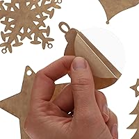 Vista 3 de EBL Adornos acrílicos transparentes círculo de 3 pulgadas, 10 piezas