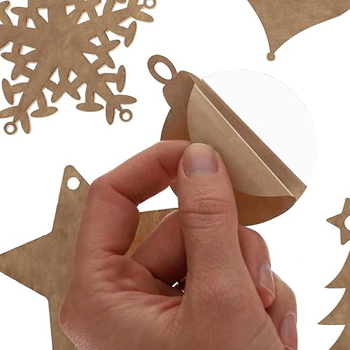 Miniatura 3 de EBL Adornos acrílicos transparentes círculo de 3 pulgadas, 10 piezas