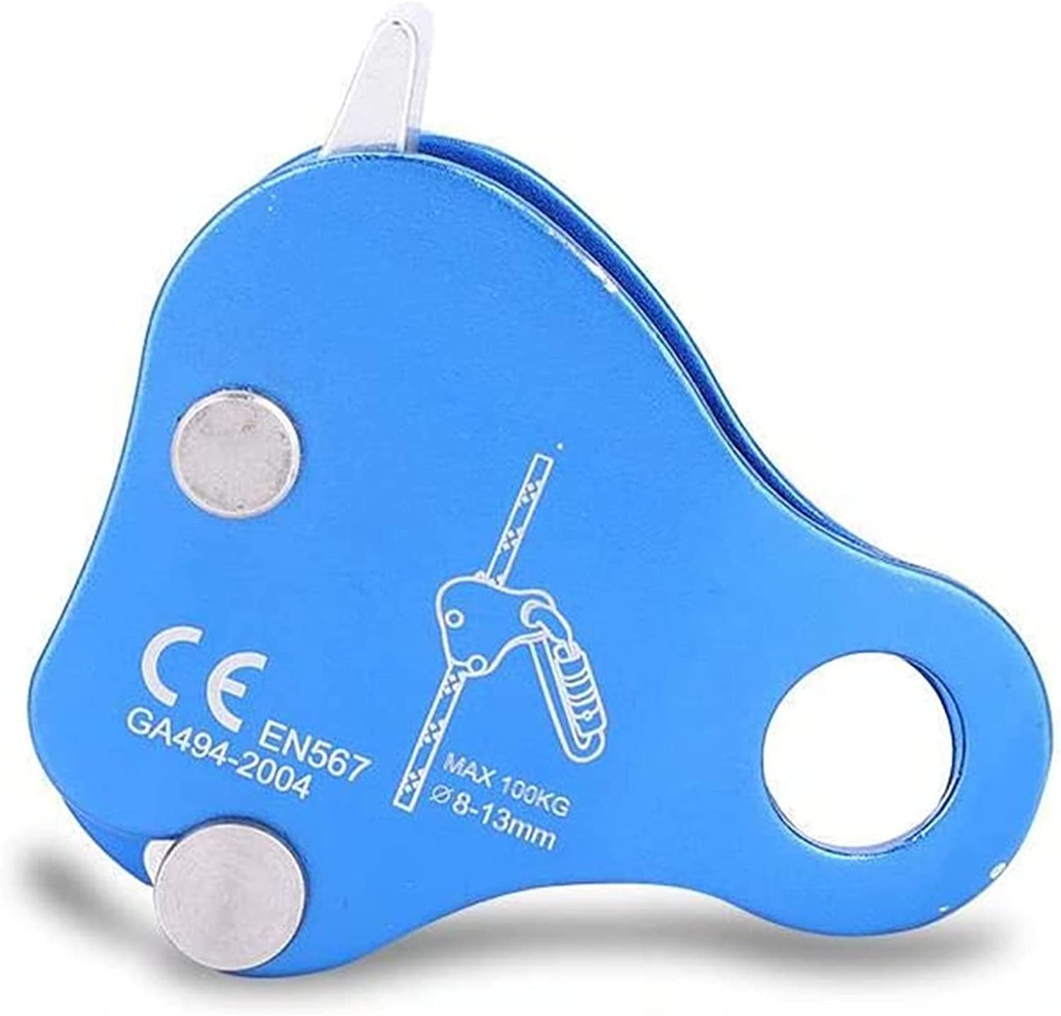Alomejor - Cuerda para Escalar Protector de Cuerda para montañismo, Dispositivo de Bloqueo automático de Cuerda de Seguridad anticaída de protección