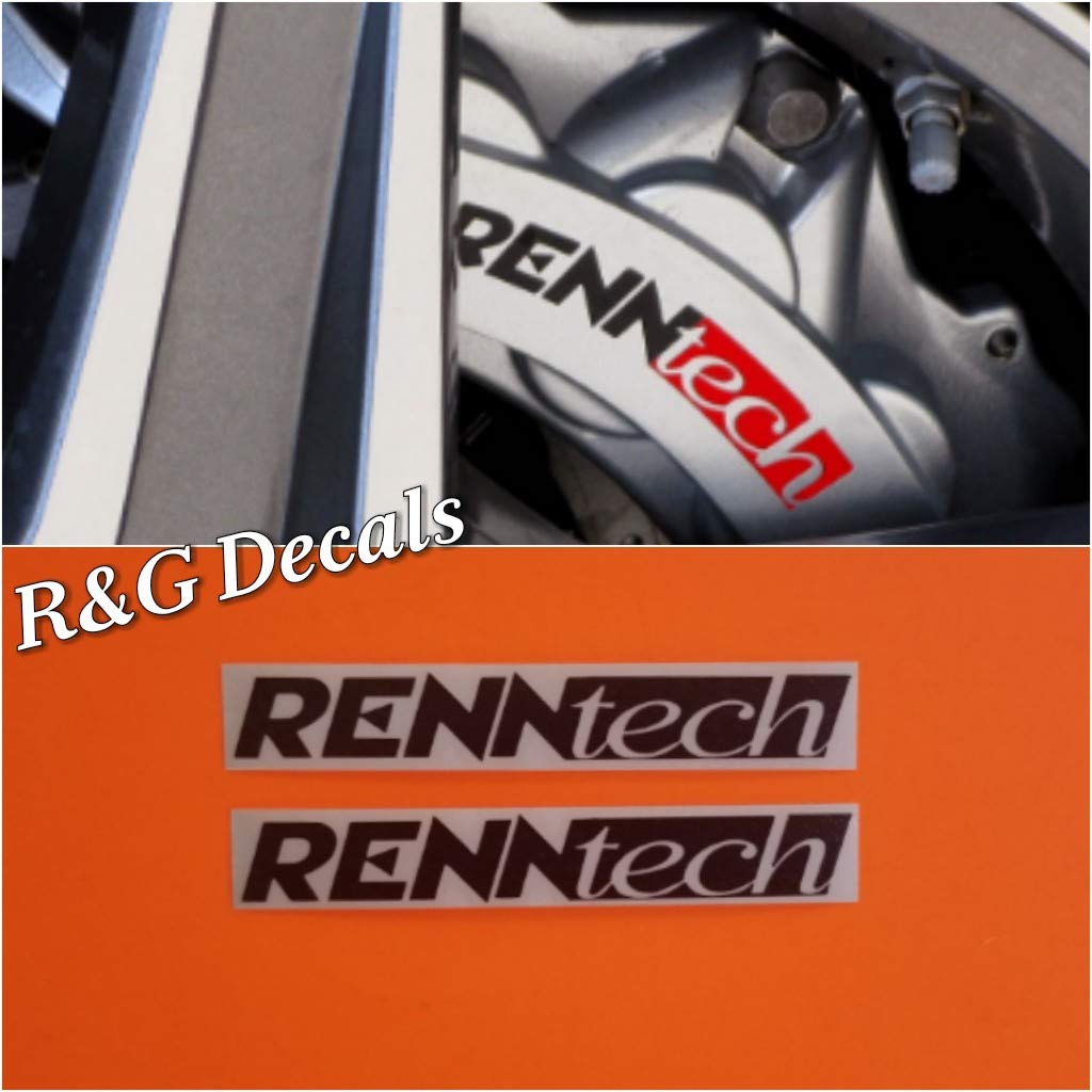Buy R&G RENNTECH High Temp Brake Caliper Decal Sticker Set of 2 Decals