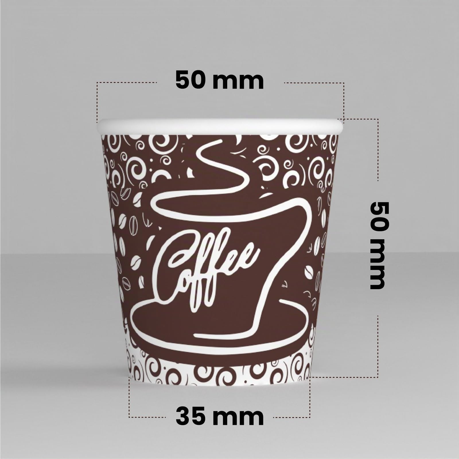 1000 Bicchierini in Carta per caffè 65ml bicchieri Ecologici Monouso + 1000 Bustine di Zucchero + 1000 Palette in legno di betulla sigillate singolarmente