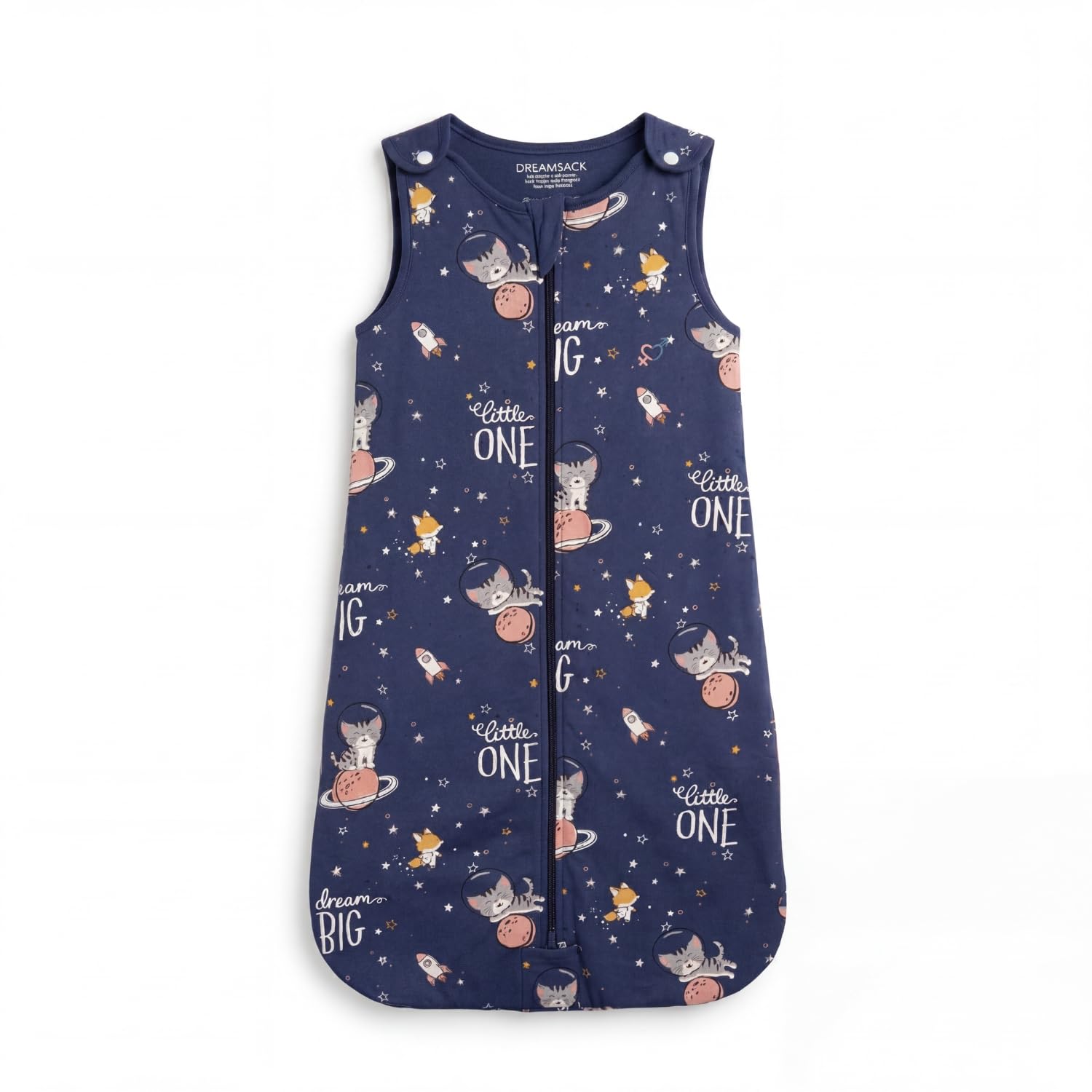 haus & kinder DreamSack Baby Sleeping Bag Spacewalk Print (6–12 Months) – 100% Cotton Baby Sleep Sack Wearable Blanket with Zipper-image-39