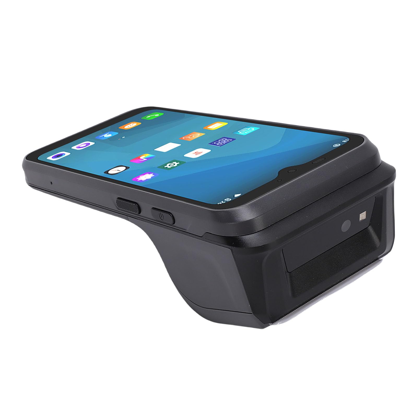 Jeffergarden Terminale POS Portatile, Touch Screen HD da 6,2 Pollici con Stampante Termica Ad Alta velocità e Scanner di Codici a Barre, per Ristoranti e Negozi Al Dettaglio