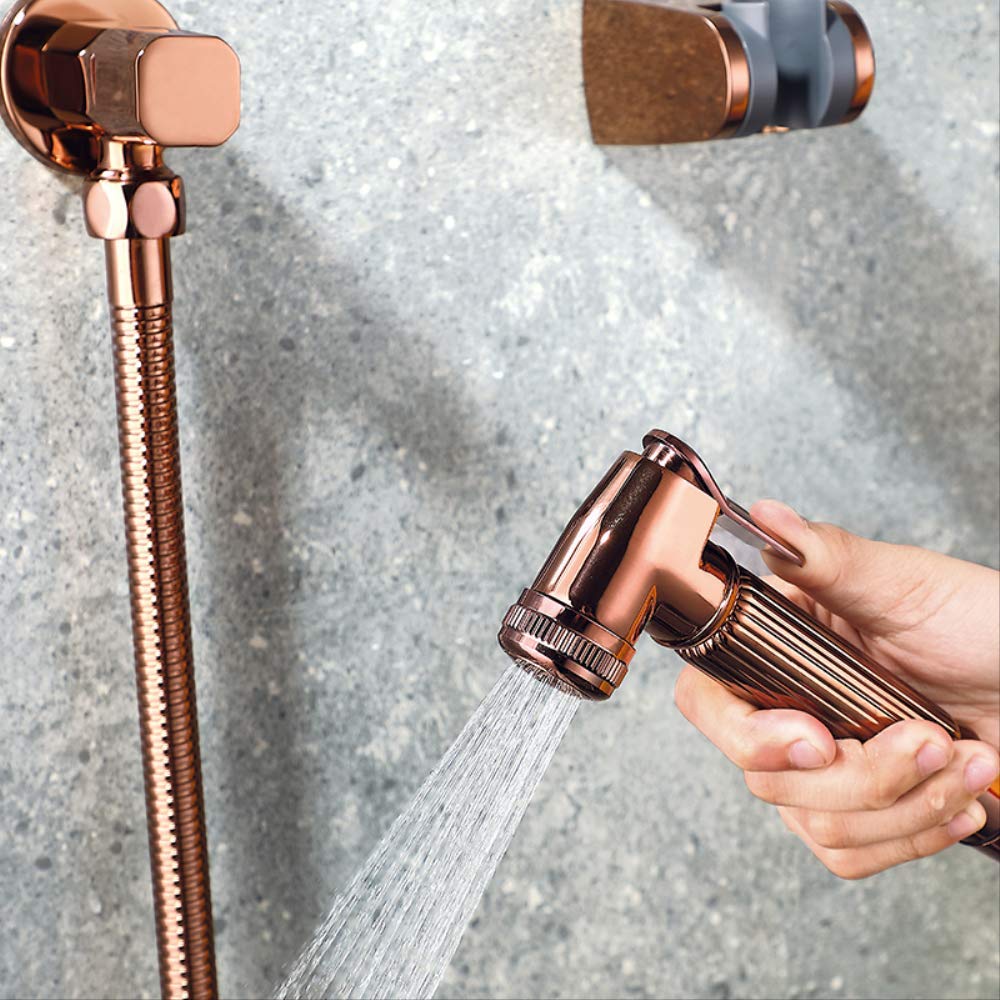Bidet Wc Sprayer Antiek Geborsteld Goud Kit Hand Bidet Sproeier