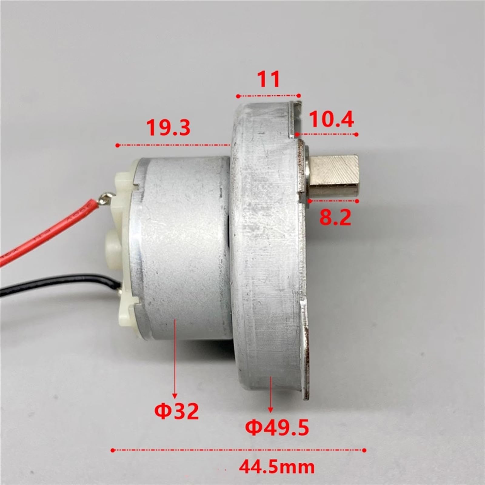 JS50T 49mm Micro Mini 500 motoréducteur DC 5V 5.5 tr/min vitesse lente grand couple Micro réducteur de boîte de vitesses en métal moteur 1 pièces