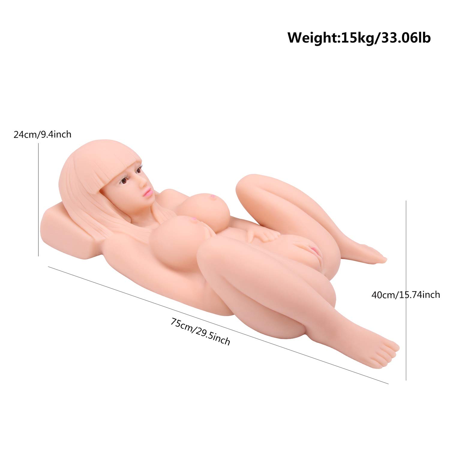 3D Male Adult Toys Silicone Dolls Men's Ad-ULT Toys Artificial 3D Realistic Lifelike Toys for Men Male Underwear Toys T-Shirt Large Size Soft Massager