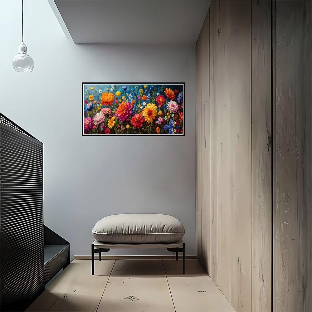 Zestaw "zrób to sam" 5D diamentowe malarstwo dla dorosłych/dzieci, pełen widok na noc miasta 80 x 200 cm (32 x 80 cali), obraz diamentowy, duży kryształ, stras, haft, ścieg krzyżykowy, mozaika, malarstwo diamentowe, dzieła sztuki, dekoracja