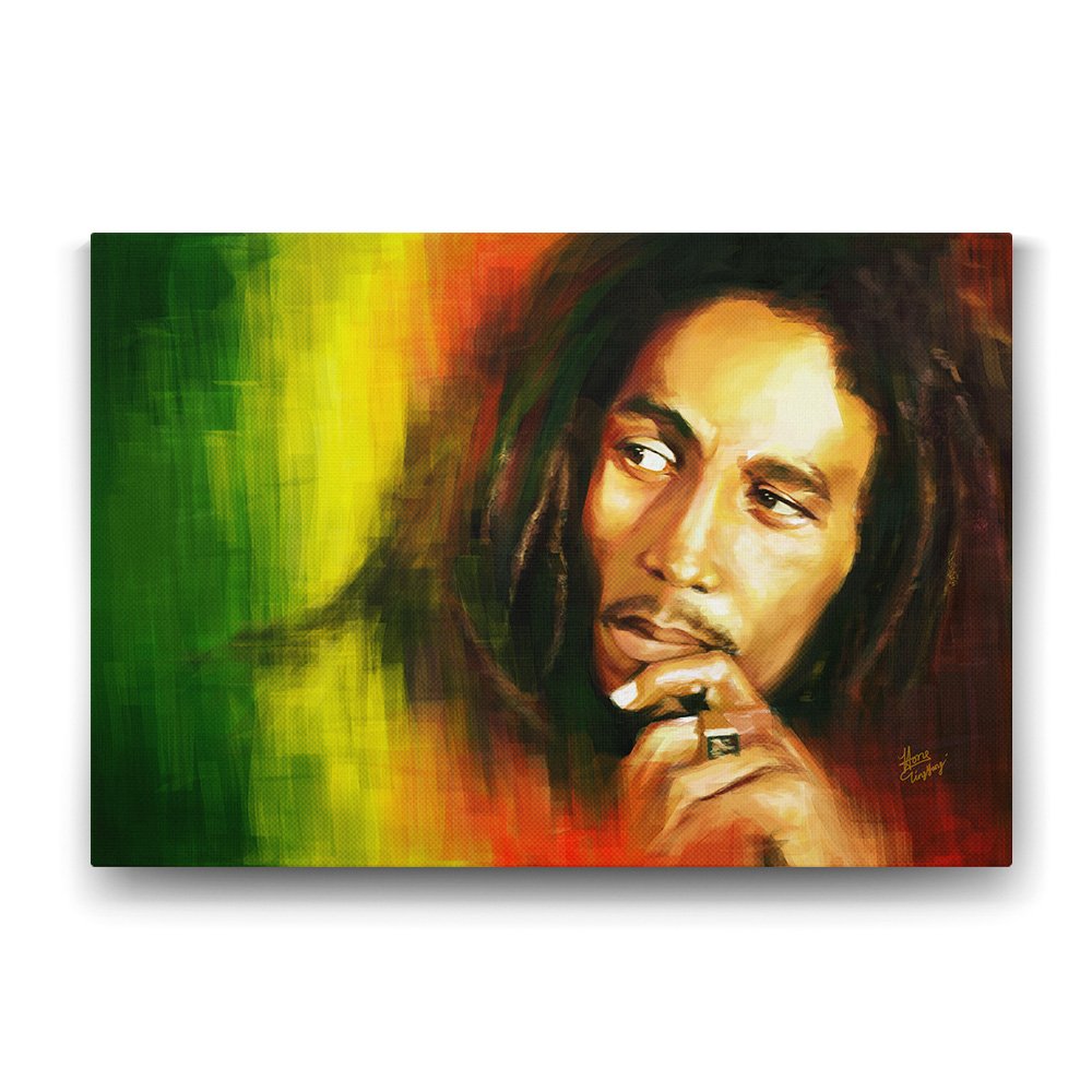 Bob Marley Tablosu - 60x40cm
