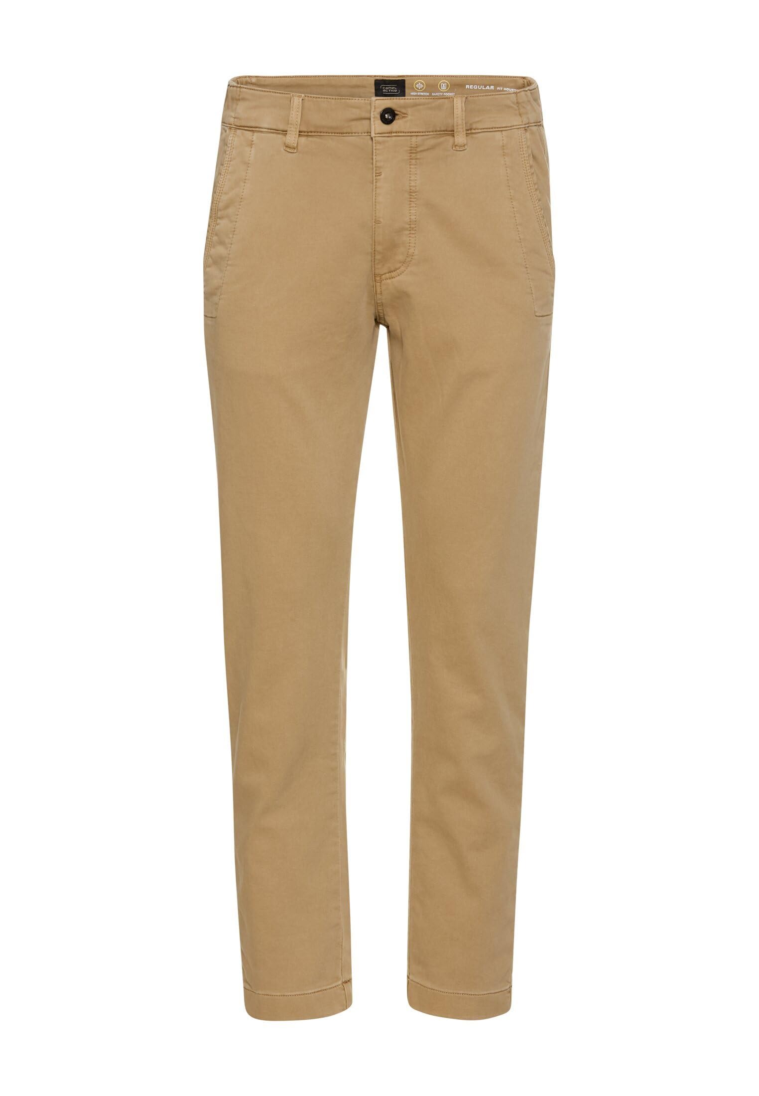 camel active Herren fleXXXactive® Chino Regular Fit aus Baumwollmix Beige