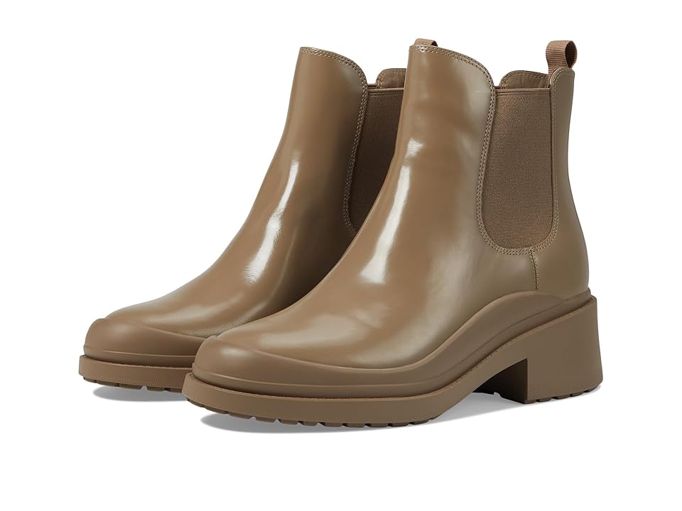 Cole Haan Grand Ambition Westerly Bootie (Irish Coffee Box Calf Leather) Women's Boots INTERNATIONAL SHIPPING