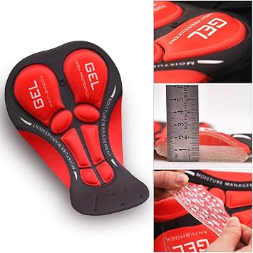 Men Cycling Shorts 3D Padded Breathable Quick Dry Anti Slip Cycle Underwear S/M/L/XL/XXL