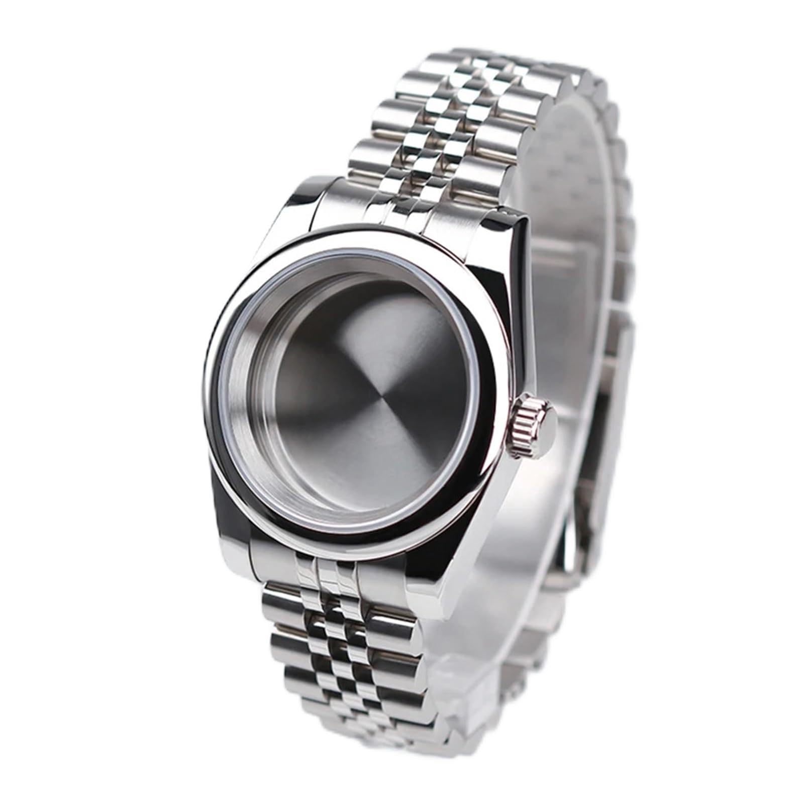 Koperta 39 mm NH35 Szkło ze stali nierdzewnej Pasuje do tarczy NH36 NH38 28,5