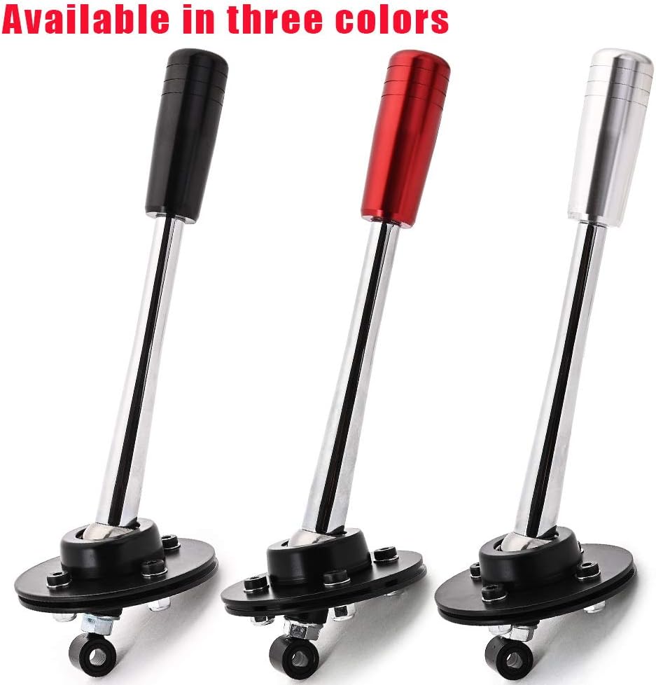 Drift Tuning Adjustable Short Shifter Lever Knob fits for BMW 85-10 E30 E36 E39 Z3 E46 E34 Gear Transmission Getrag or ZF Racing & Daily (Black) 178mm Handle