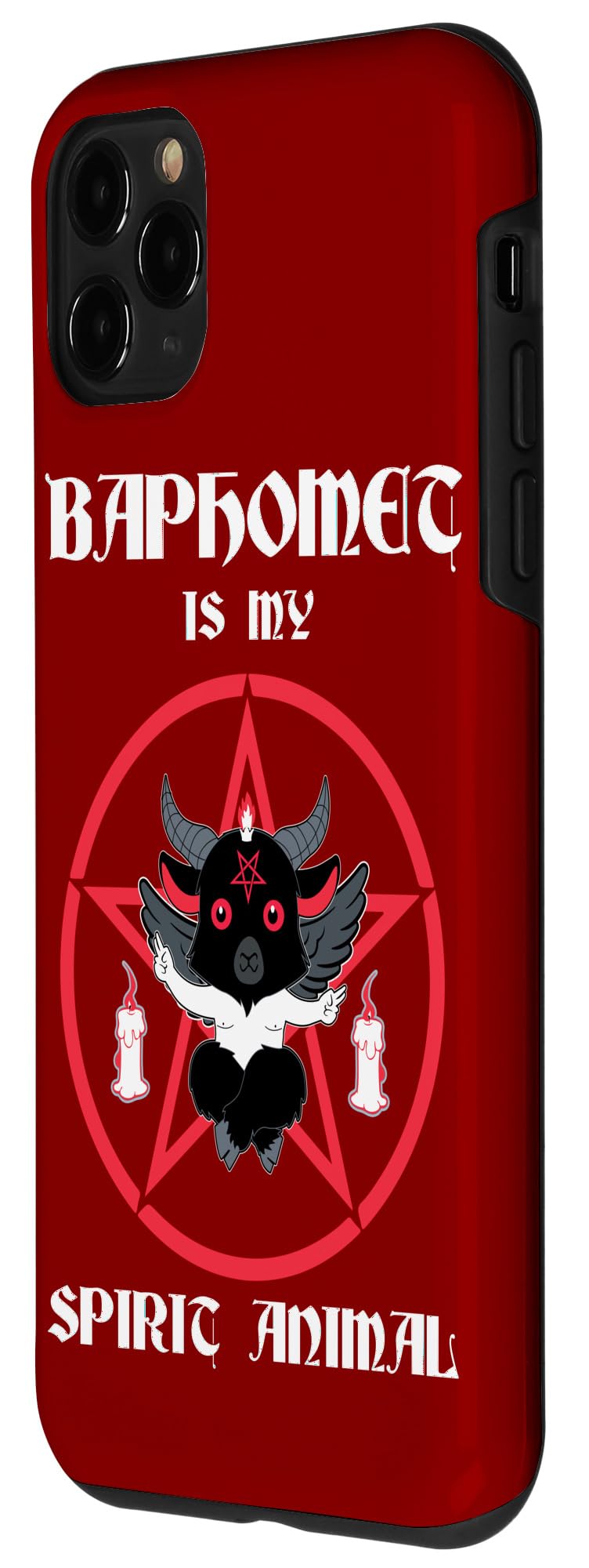 iPhone 11 Pro Baphomet Spirit Animal Kawaii Occult Satanic Pastel Gothic Case - Image 2