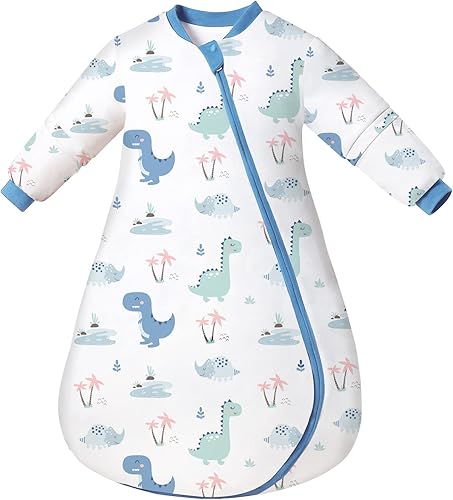 Saco de dormir ponderado Bebé 100% Algodón Pijama Unisex 1.0TOG