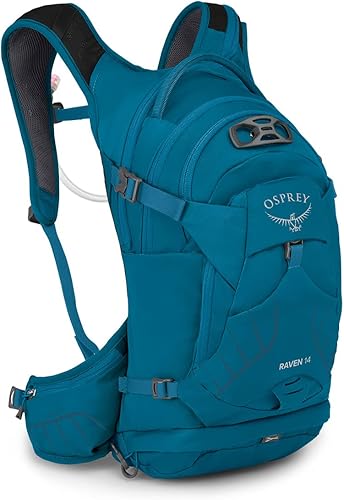 Miniatura 15 de Osprey Raven Women's Biking Backpack with Hydraulics Reservoir Albaricoque Púrpura,Space Travel Gris,Waterfront