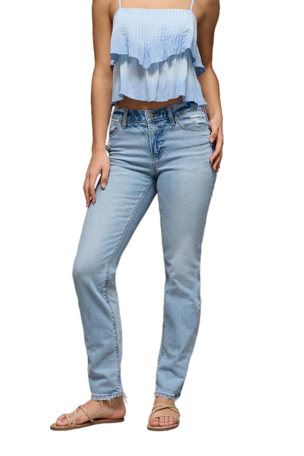 american eagle Stretch Super High-Waisted Straight Jean-picture-16