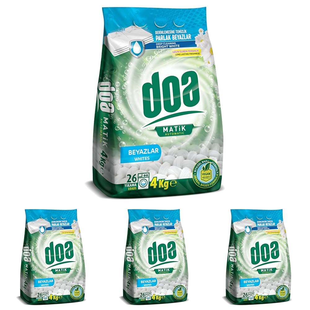 DOA Matik Deterjan Beyazlar 4 kg (4 paketi)