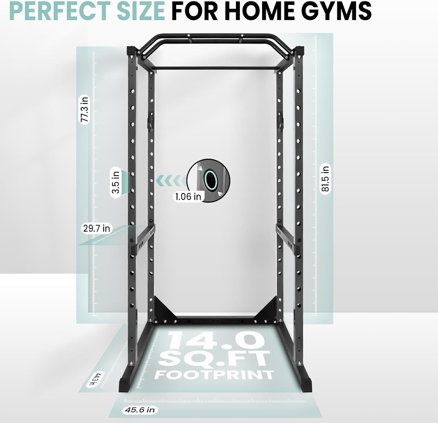 Generic Generic Power Cage – 1200lbs Capacity with Angled Pull-Up Bar - Image 7