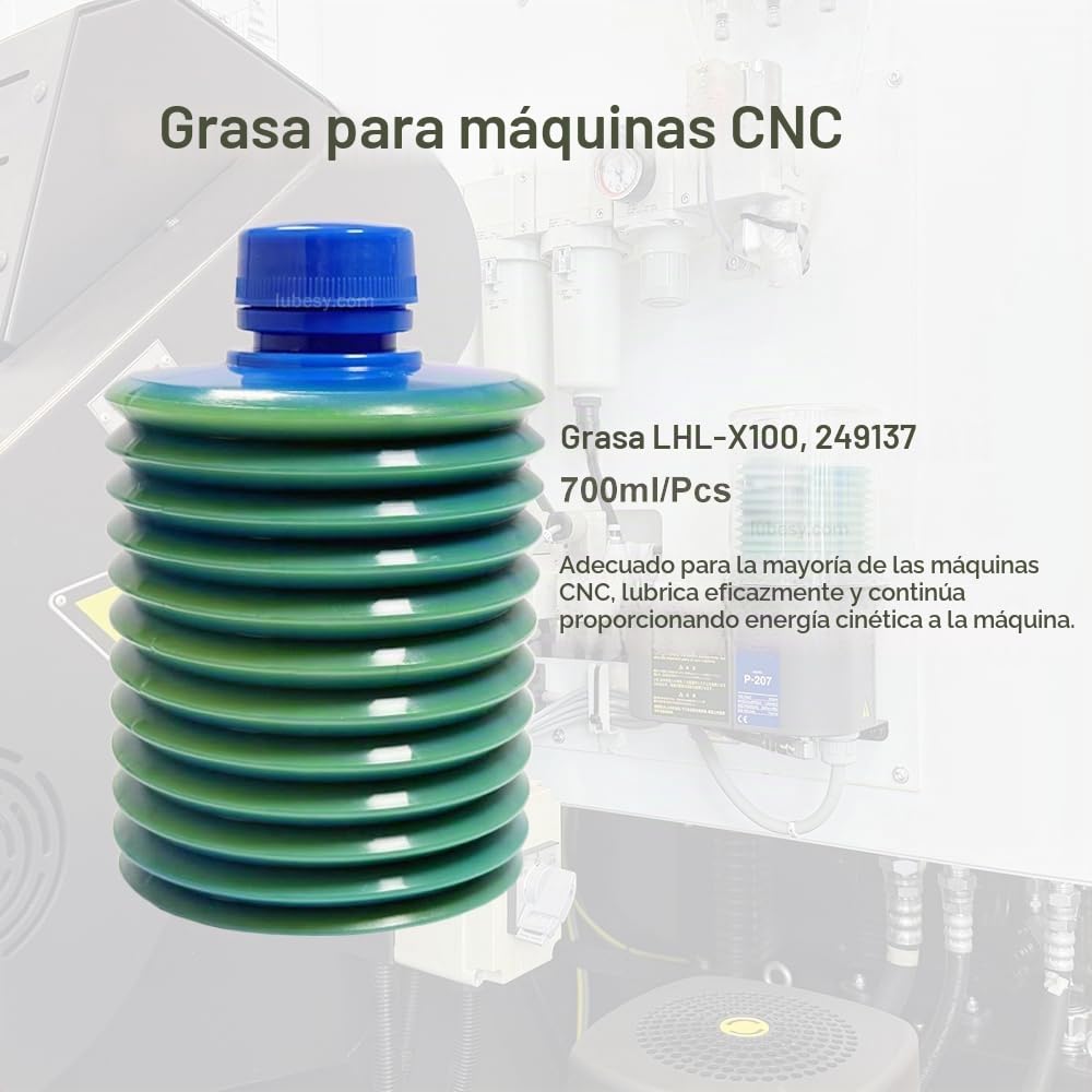 LHL-X100-7 (700 ml) accesorio del centro de mecanizado CNC 249137 Grasa, para máquinas Makino, número de pieza Z192A1600010, adecuado para bomba de aceite LUBE P-107