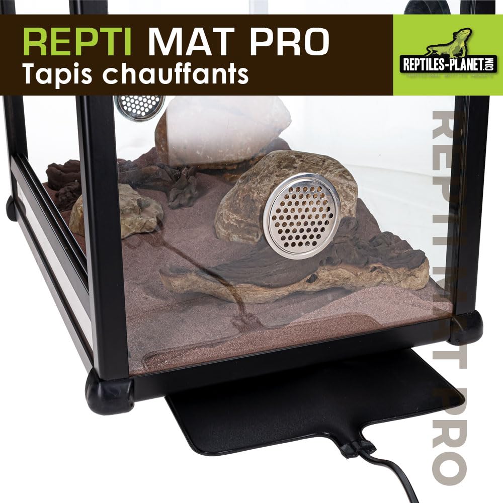 Reptiles Planet Repti PRO - Tappeto riscaldante per Rettili, 10 x 18 cm, 4 W