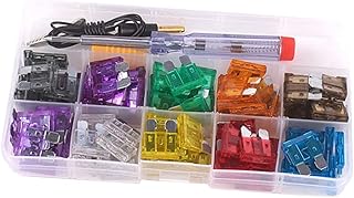 SUPVOX 1 Caixa Kit Veicular Fusível Para Carro Peças De Veículos E Fusíveis De Fusíveis Kit Sortido Caixa De Fusíveis Para Carro Fusível Automático Acessórios De Fusível Automático Clip