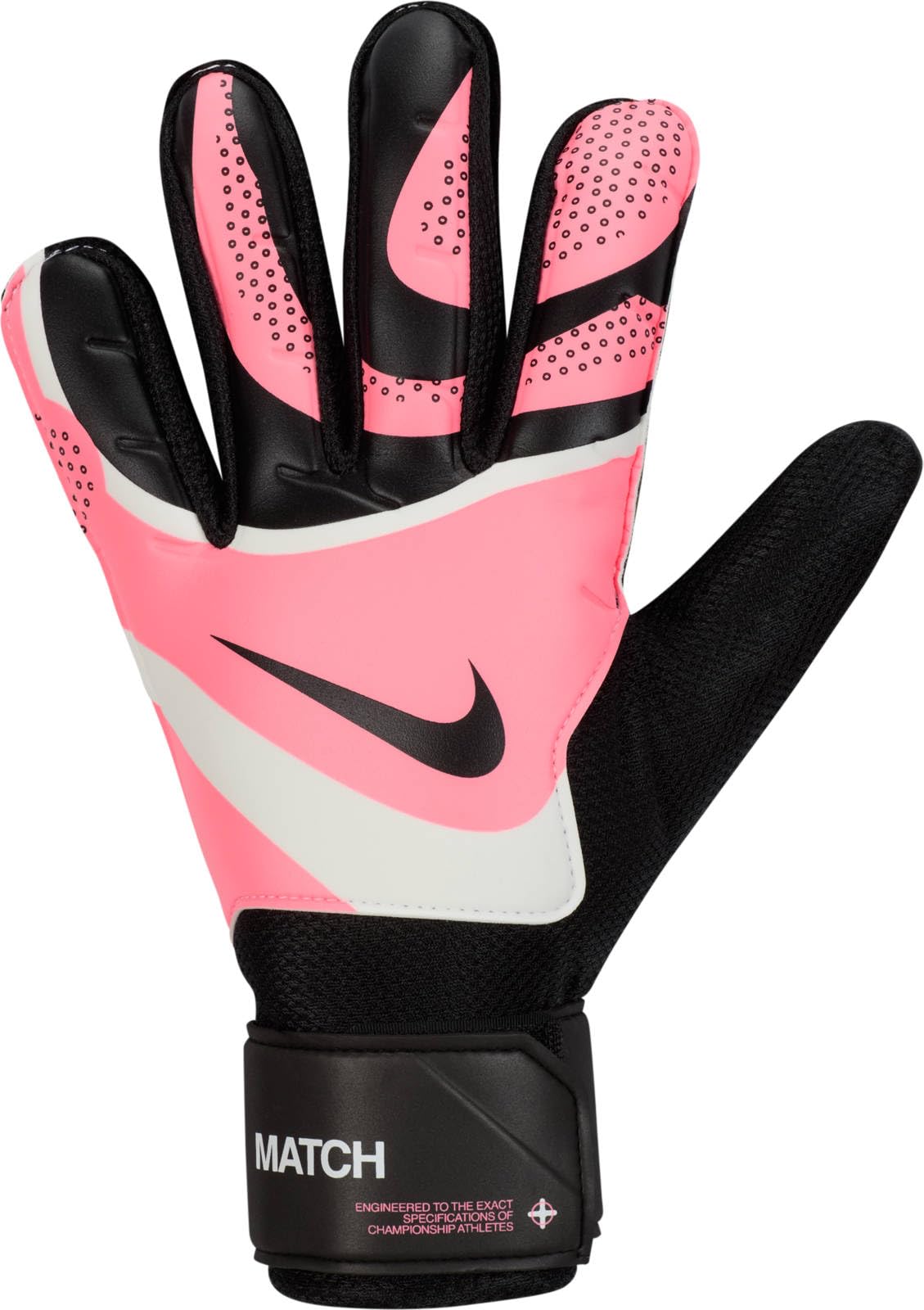 Nike Gants de Gardien de But Noir/Soleil Pulse/Noir Taille 8