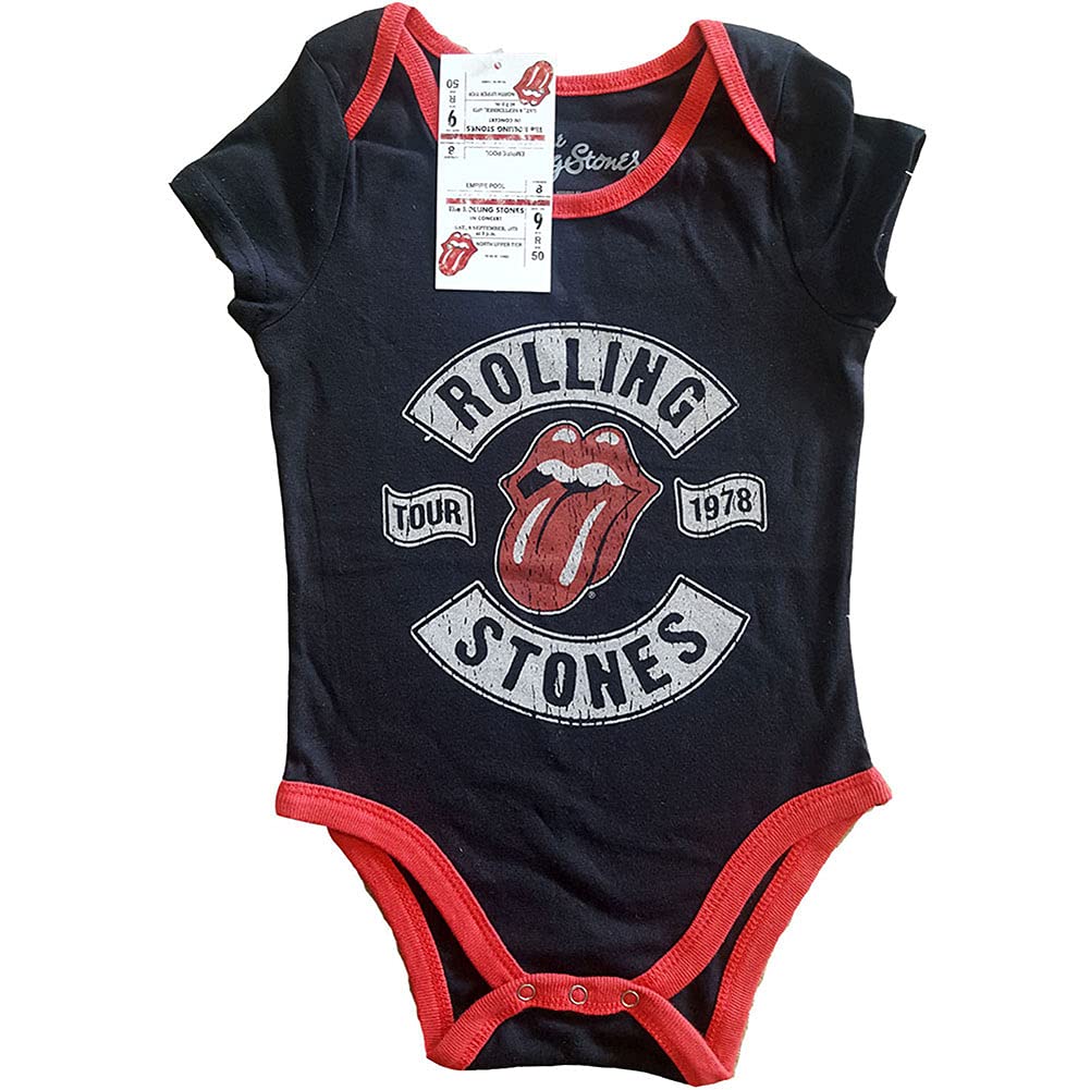 Rolling StonesBaby Boys' US Tour 1978 Bodysuit 3-6 Months Black