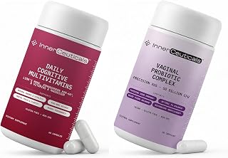 Women’s Multivitamin & Vaginal Probiotic Bundle – Memory, Focus, Mental Clarity, Feminine, pH, Microbiome and Digestive Health Support