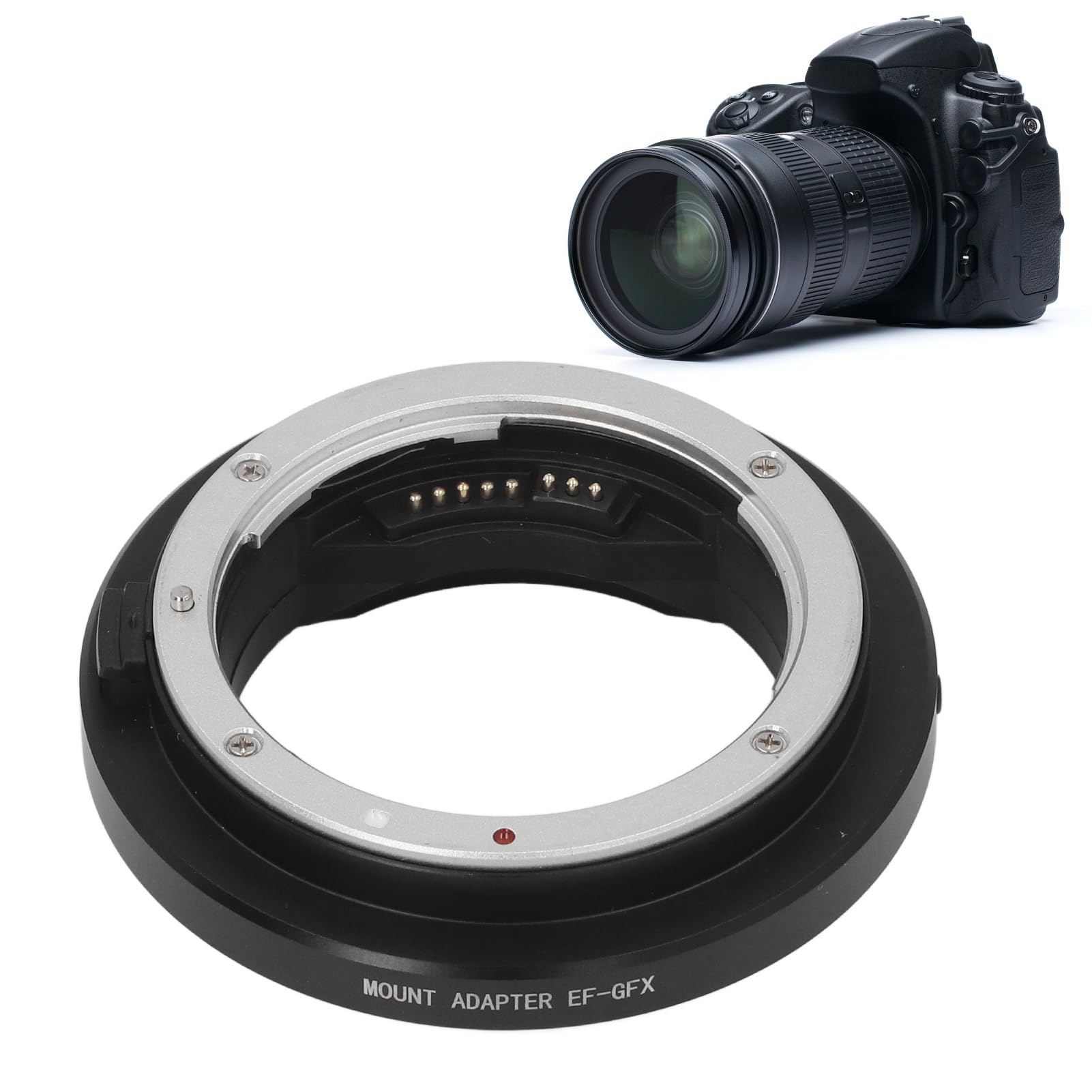 Adattatore per Messa a Fuoco Automatica, Anello Adattatore per Obiettivo, Adattatore da EF a GFX, per Obiettivo con Innesto EF e Fotocamere con Innesto GFX 50S, GFX 50R, GFX 100 G