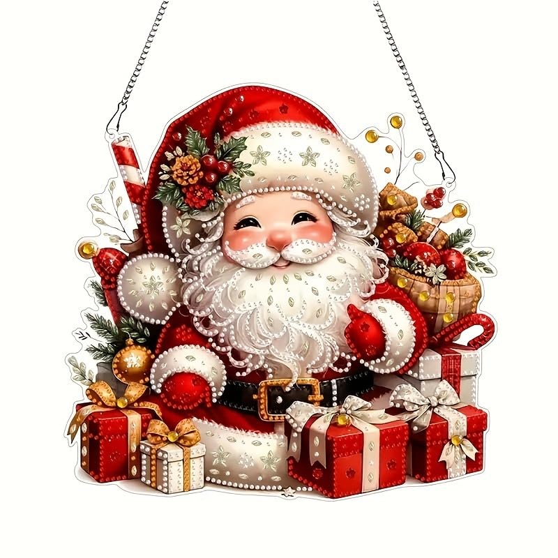 FONDUO Diamond Painting Weihnachten Diamond Painting Fensterbilder...