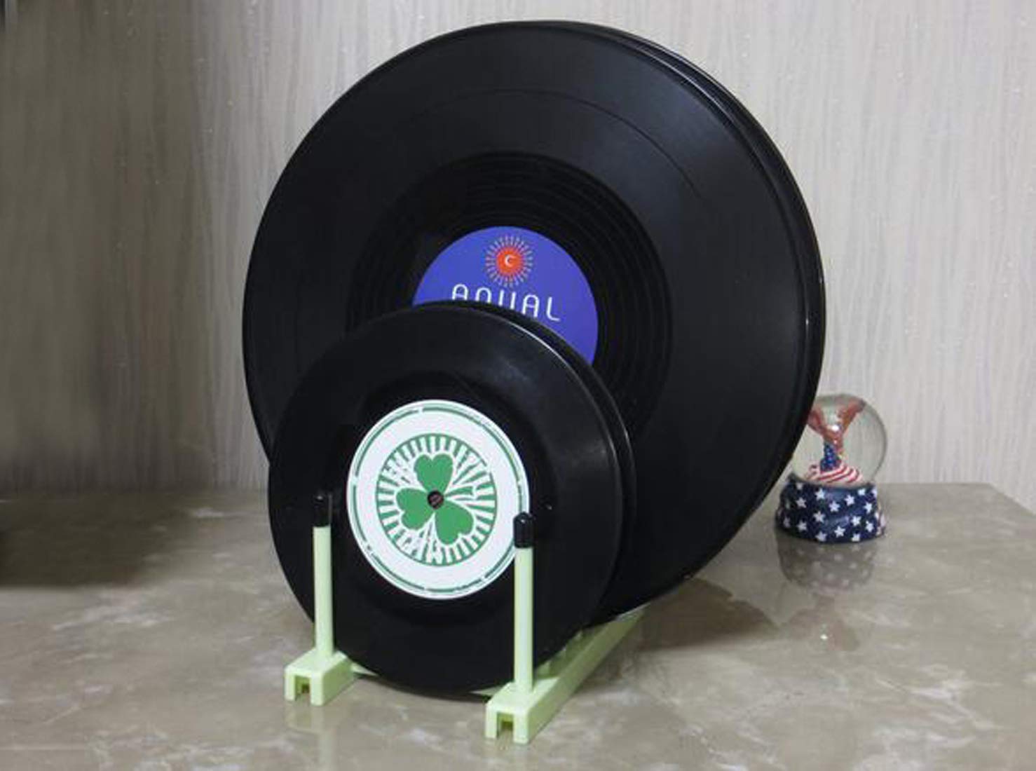 Supporto Per Dischi In Vinile Pmsanzay – Capienza 6 LP, In Plastica E Silicone, Per Dischi Da 30,5 Cm E 17,8 Cm - 4