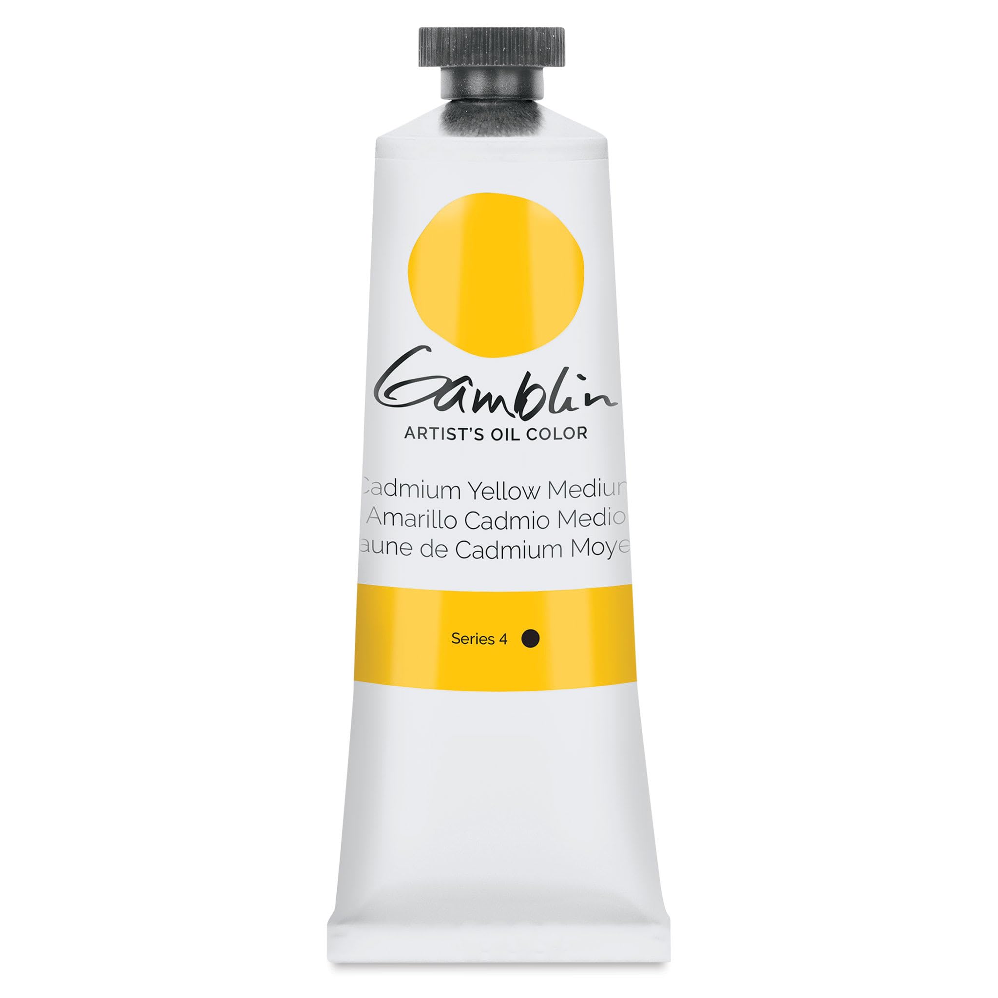 Gamblin Artist Oil Paint Cadmium Yellow Medium 37ml Fine Art Painting
