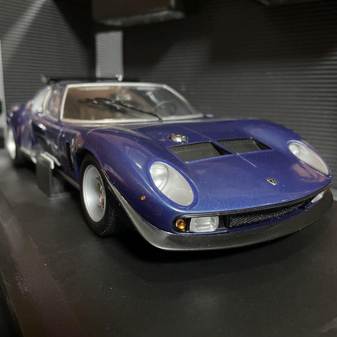 Amazon | 絶版未展示品 京商 1/18 ランボルギーニ イオタSVR ブルー  