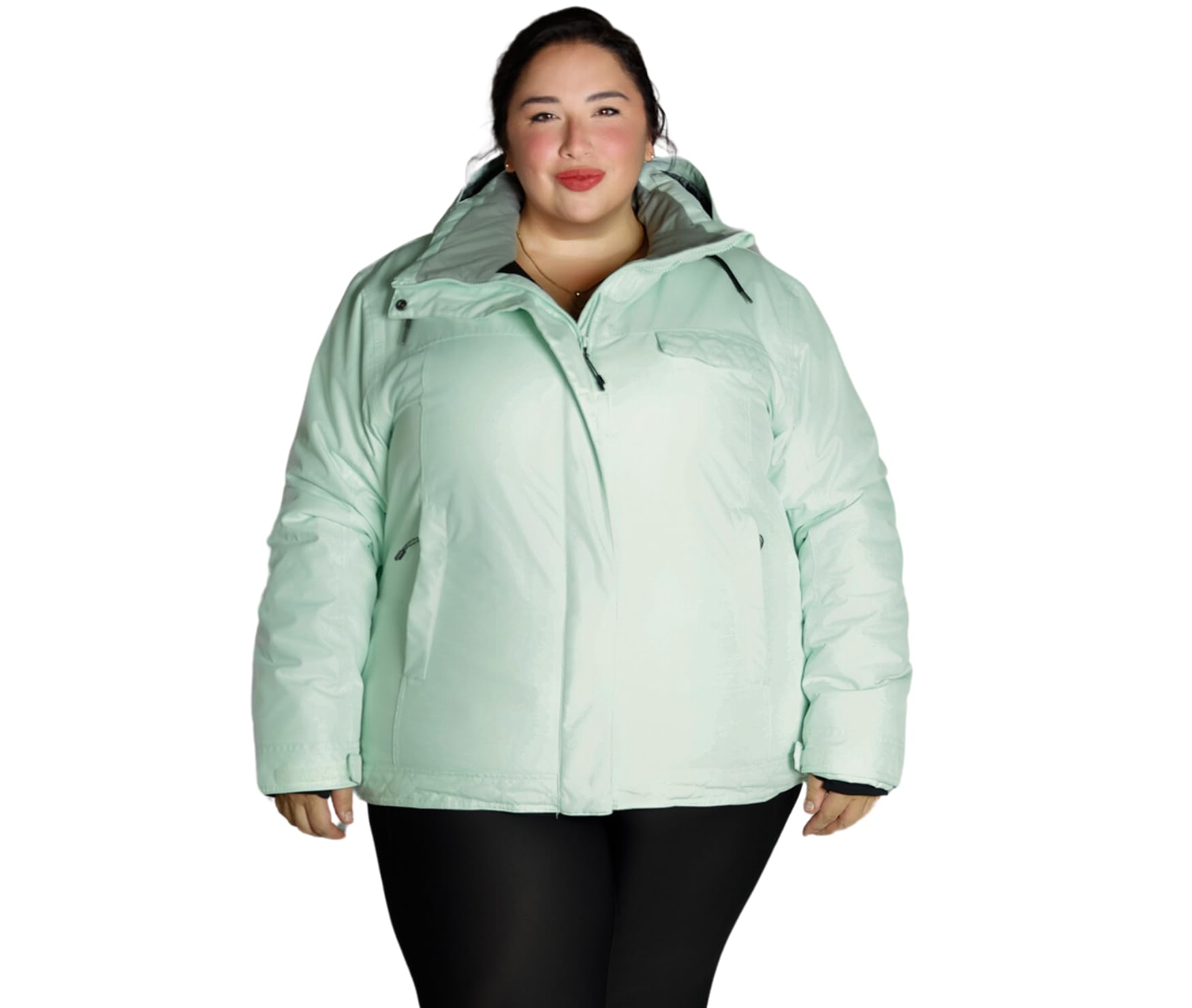 Snow Country Outerwear Women's 1X-6X Plus Size Ski Jacket Winter Coat Snowboarding Sugarcoat